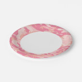 Roze Camouflage. Camo je Papieren Bordje (Gekanteld)