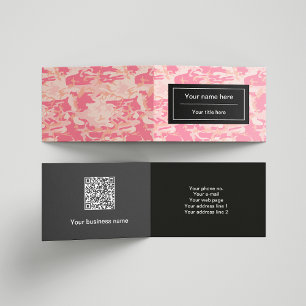 Roze Camouflage, Camouflage, Militair, Leger Visitekaartjes
