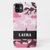 Roze Camouflage Case-Mate iPhone Case (Achterkant)