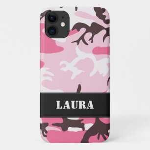 Roze Camouflage iPhone 11 Hoesje