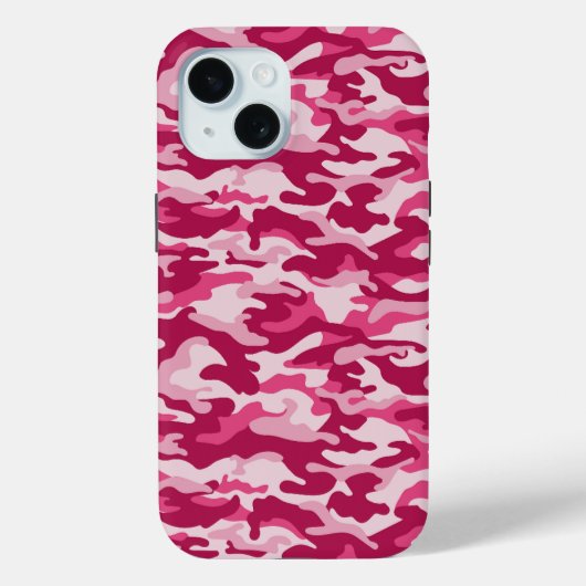 Roze Camouflage Case-Mate iPhone Case (Achterkant)