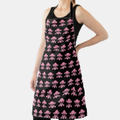 Roze Camouflage Cull Skull en Crossbones Schort (Insitu)