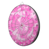 Roze camouflage Dart Board Dartbord (Voorkant Rechts)