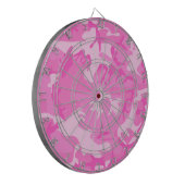 Roze camouflage Dart Board Dartbord (Voorkant Links)
