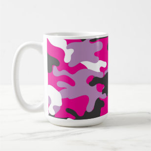 Roze Camouflage Drank Reizen Koffiemok