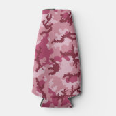 Roze camouflage flesjeskoeler (Voorkant)