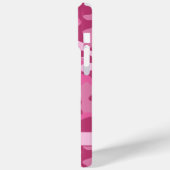 Roze Camouflage Gepersonaliseerd Case-Mate iPhone Case (Achterkant / Links)