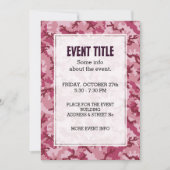 Roze camouflage kaart (Voorkant)