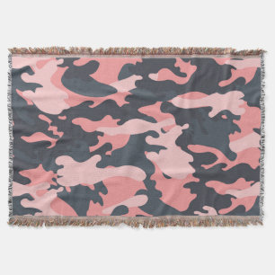 Roze camouflage: Klassiek  patroon Deken