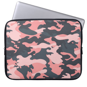 Roze camouflage: Klassiek patroon Laptop Sleeve