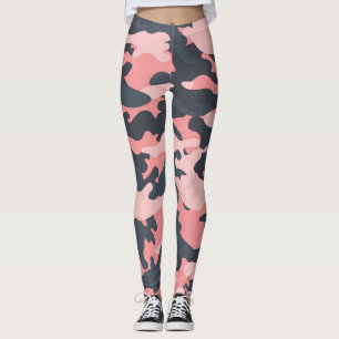 Roze camouflage: Klassiek  patroon Leggings
