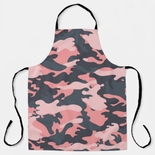 Roze camouflage: Klassiek patroon Schort