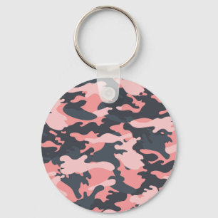 Roze camouflage: Klassiek patroon Sleutelhanger