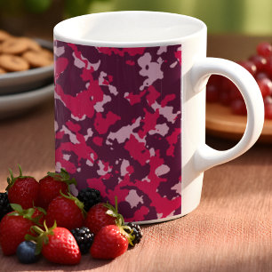 Roze Camouflage Koffiemok
