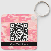 Roze camouflage, leger, leger sleutelhanger (Achterkant)