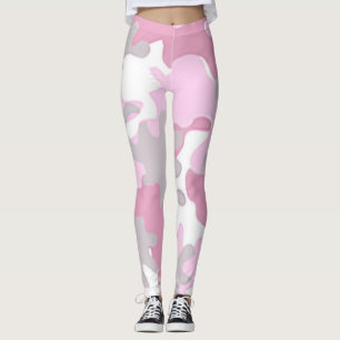Roze Camouflage Leggings