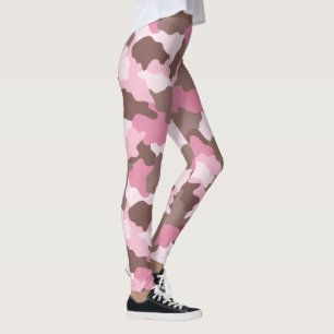 Roze Camouflage Leggings
