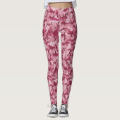 Roze camouflage leggings (Voorkant)