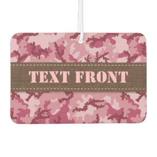 Roze camouflage luchtverfrisser