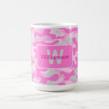 Roze Camouflage Met Personalisatie