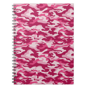 Roze Camouflage Notitieboek