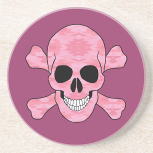 Roze Camouflage Onderzetter