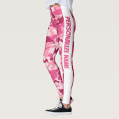 Roze camouflage PERSONALISEREN Leggings (Links)