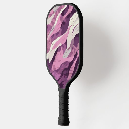 Roze camouflage pickleball paddle (Links)