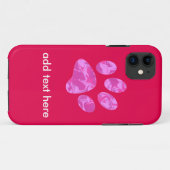 Roze Camouflage Poot Case-Mate iPhone Case (Achterkant (horizontaal))