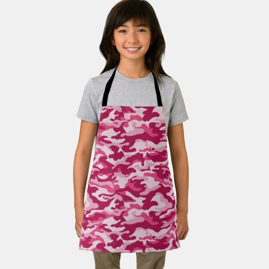 Roze Camouflage Schort (Insitu)