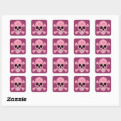 Roze Camouflage Stickers (Vel)