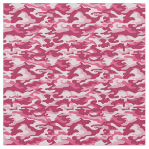 Roze Camouflage Stof