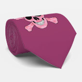 Roze Camouflage Stropdas (Opgerold)