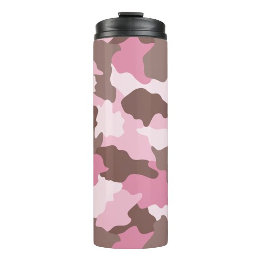 Roze Camouflage Thermosbeker (Voorkant)
