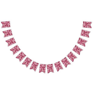 Roze camouflage vlaggetjes