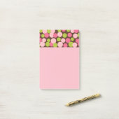 Roze Candy Stippen Post It Notities  Post-it® Notes (Op bureau)