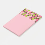 Roze Candy Stippen Post It Notities  Post-it® Notes (Schuin)
