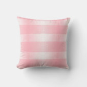 Roze Candy Strepen Kussen (Voorkant)