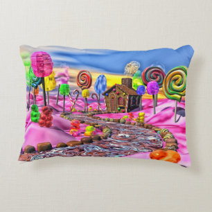 Roze Candyland Decoratief Kussen