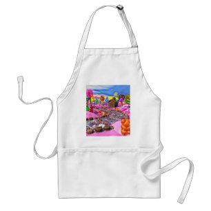 Roze Candyland Standaard Schort