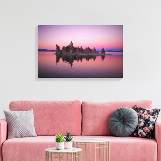 Roze Canvas Afdruk (Insitu (Woonkamer))