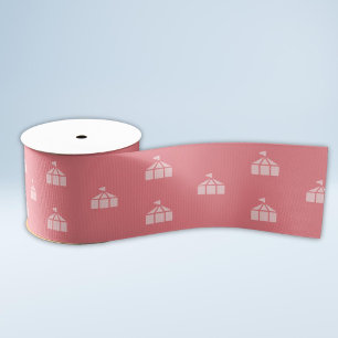 Roze Carnaval Circustent Grosgrain Lint