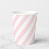Roze Carrousel Paard Verjaardagsfeestje Papier Cup Papieren Bekers (Achterkant)
