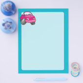 Roze Cartoon Flyer (Enkel)