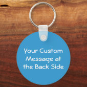 Roze Cartoon Sleutelhanger (Achterkant)