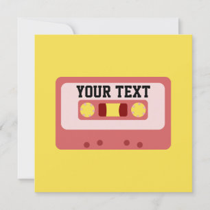 Roze cassette kaart
