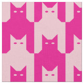 Roze Catstooth Stof (Close Up)