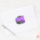 Roze Cattleya Orchids Vierkante Sticker (Envelop)