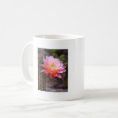 Roze Cereus Flower Koffiemok (Voorkant links)