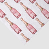 Roze champagne flessen vieren tissuepapier (Detail)